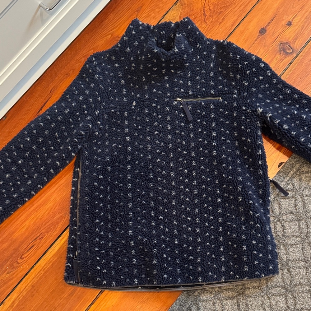 L.L. Bean Dark Blue Teddy Jacket